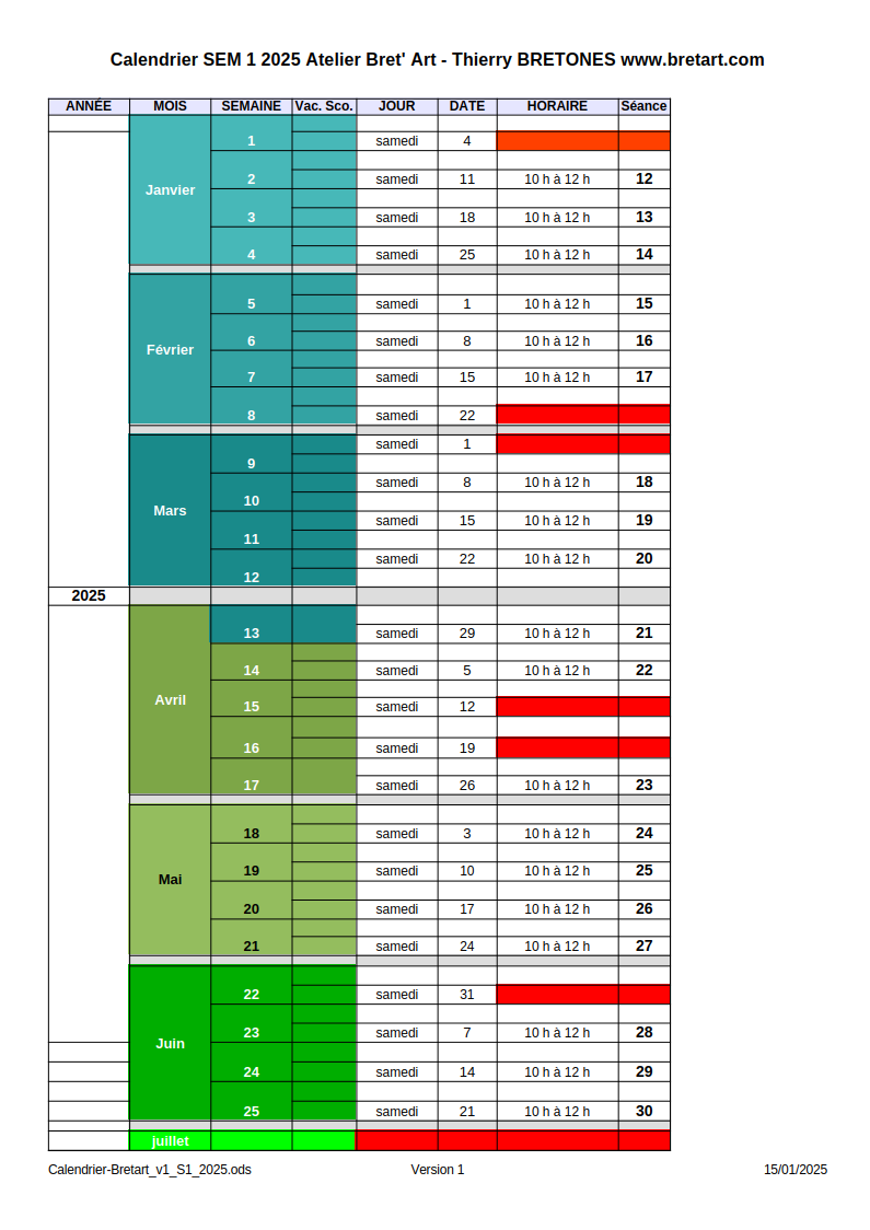 Calendrier Bretart v1 S1 2025