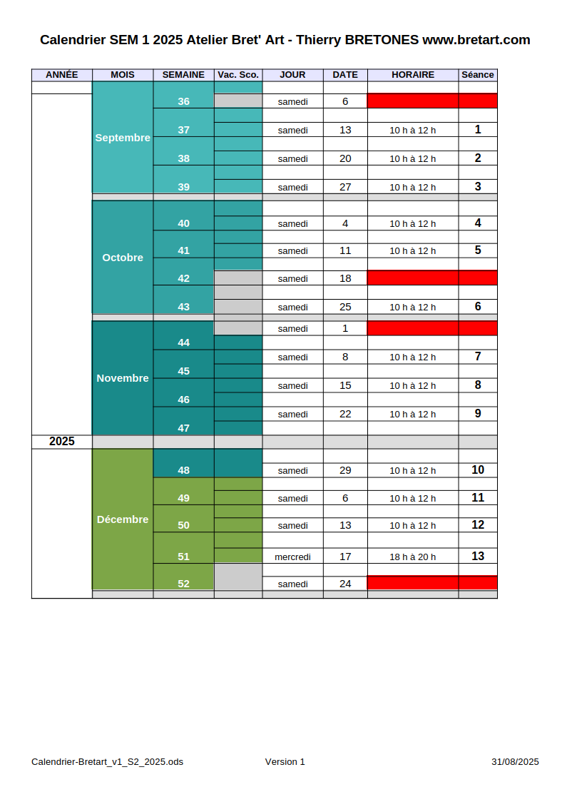 Calendrier Bretart v1 S2 2025