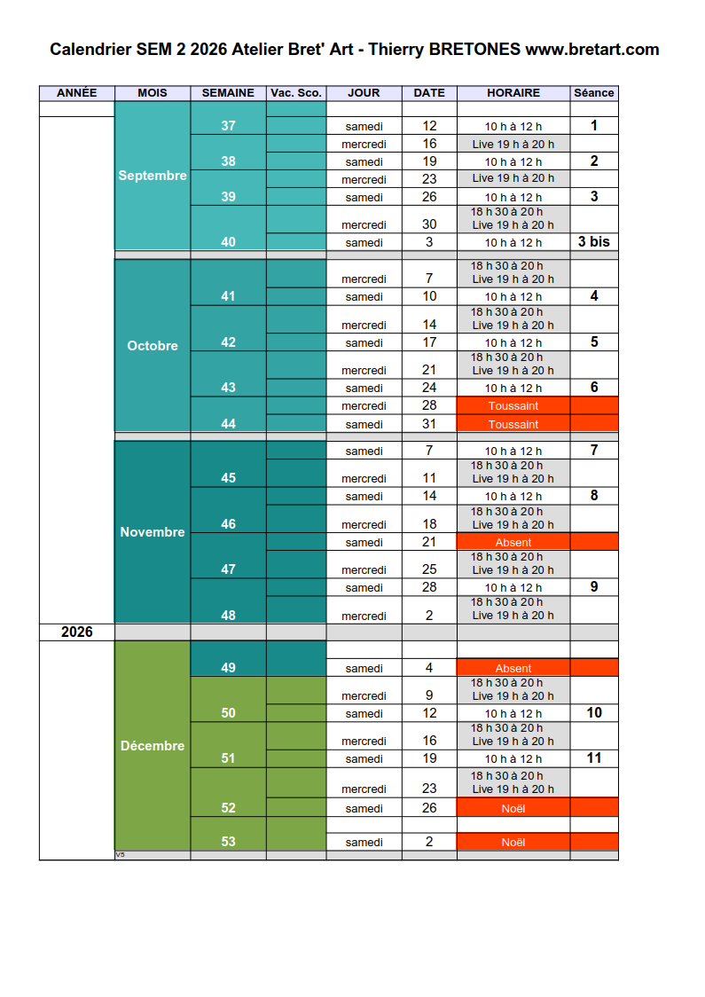 Calendrier Bretart v5 S2 2026